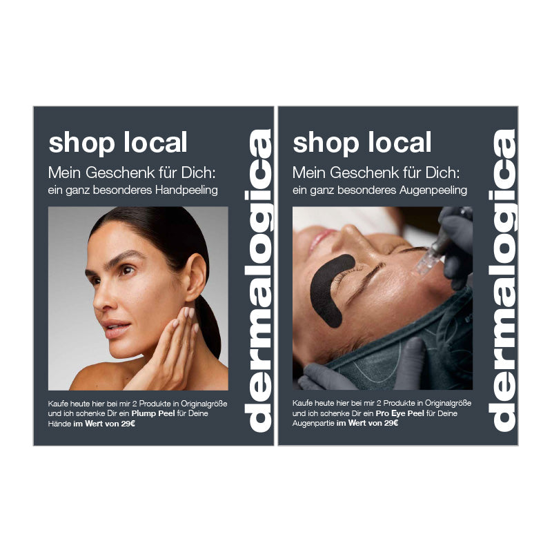 Shop local - Displaysheet A4 doppelseitig