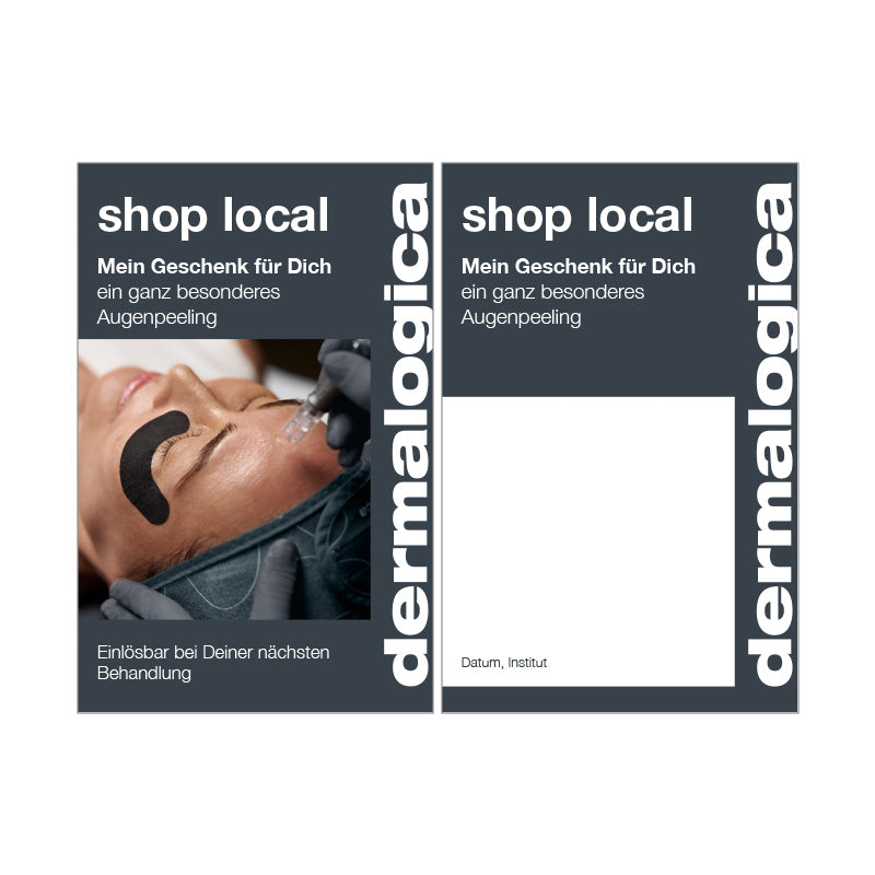 Shop local - Gutscheinkärchen Augenpeeling (10pk)