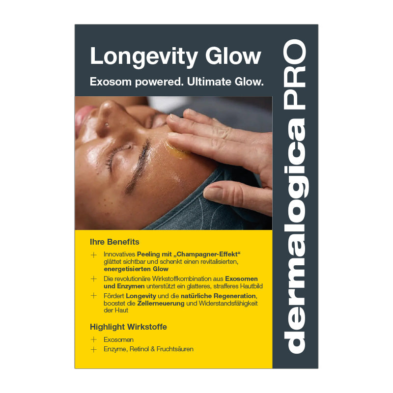 Longevity Glow Treatment- Benefit Displaysheet A4