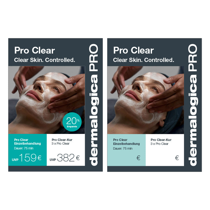 Pro Clear Angebot - Displaysheet A4