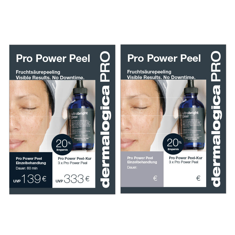 Displaysheet A4 - Pro Power Peel Angebot