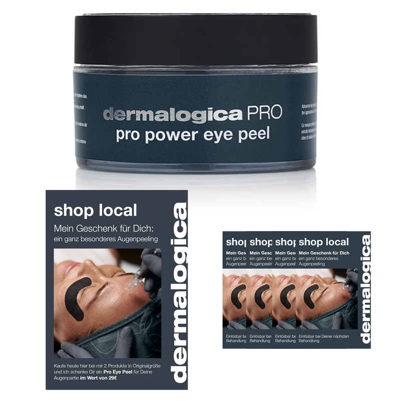 Shop local Bundle - Augenpeeling mit Pro Power Eye Peel